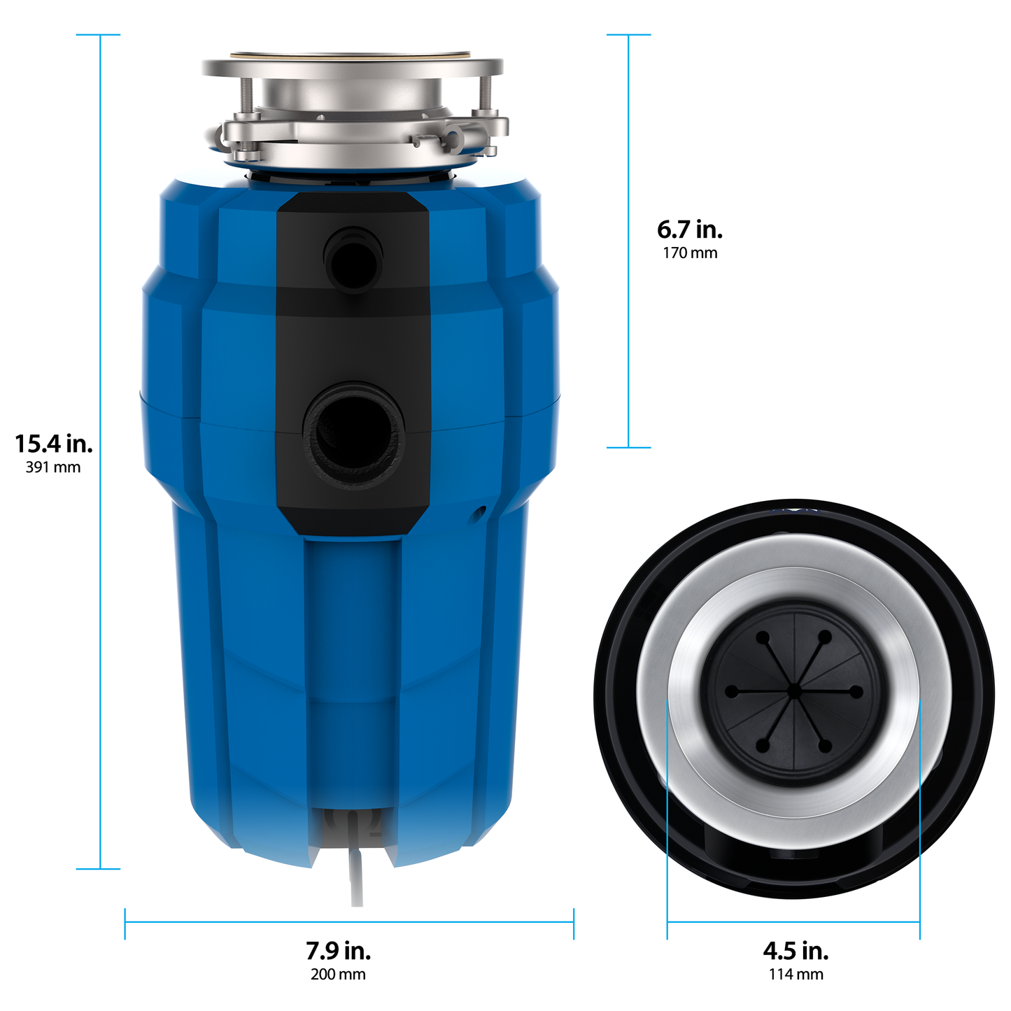 American Standard Elite ASE-125-HT Premium Garbage Disposal