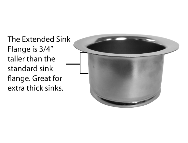 3-Bolt Extended Sink Flange