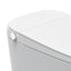 White Jacuzzi smart toilet with a control knob on a white background