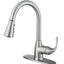 pull down faucet with smudgeproof finish