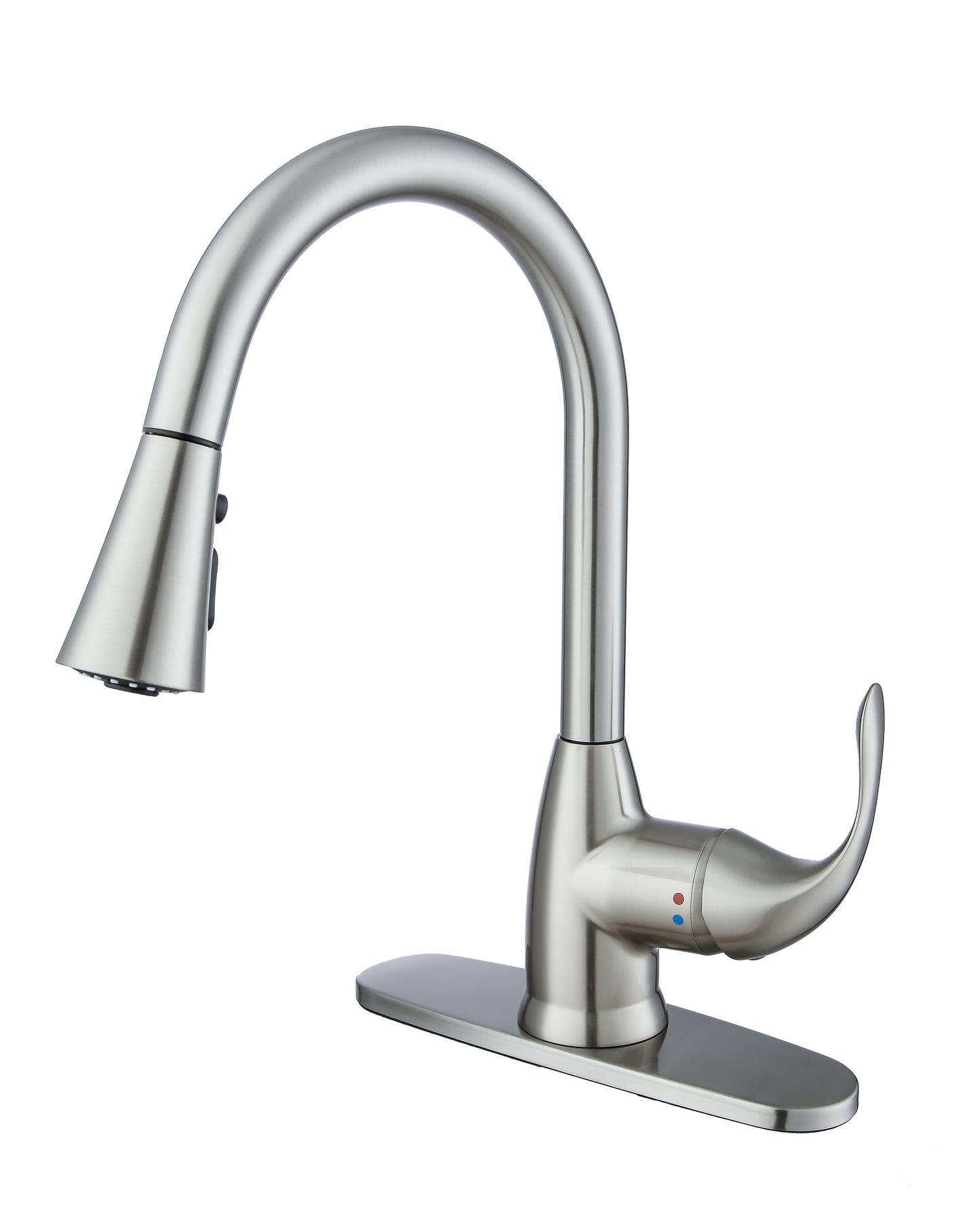 pull down faucet with smudgeproof finish