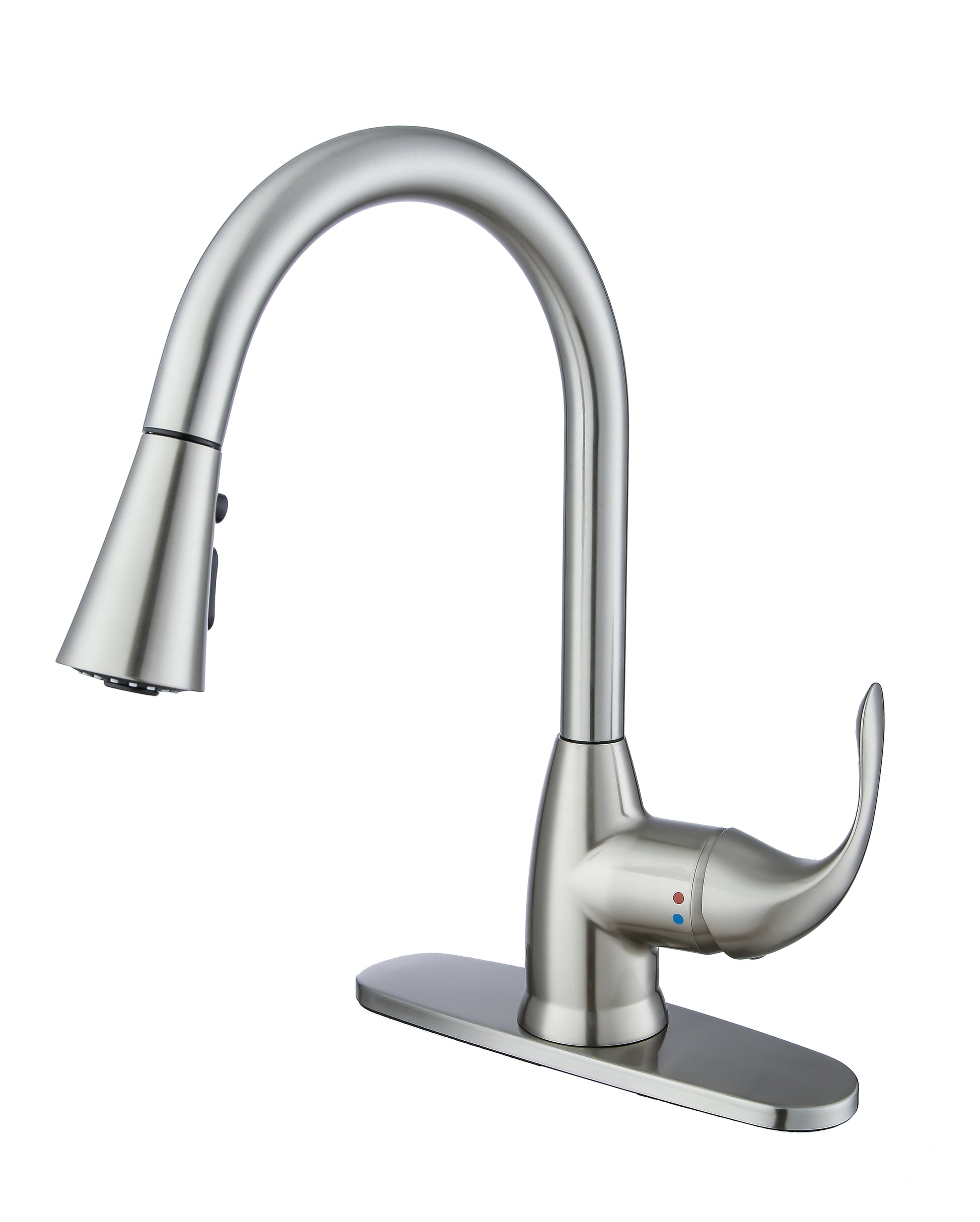 pull down faucet with smudgeproof finish